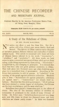 No. 3. March, 1905