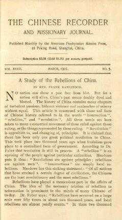 No. 3. March, 1905
