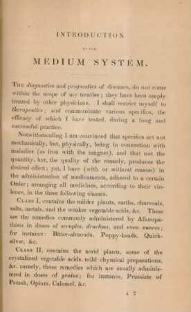 Introduction to the medium system