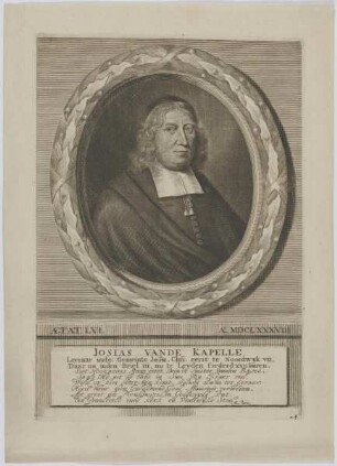 Bildnis des Josias van de Kapelle