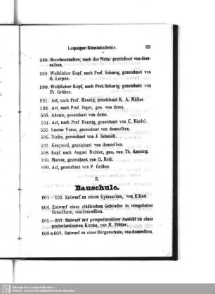 B. Bauschule