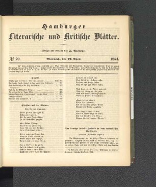 No. 29. 12. April 1854