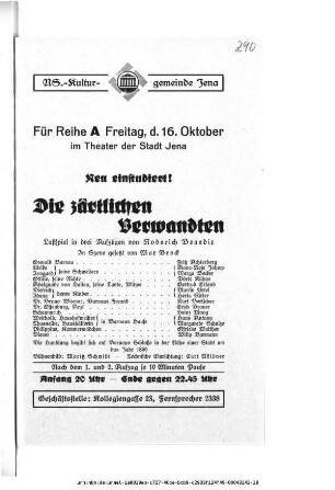 Die zärtlichen Verwandten