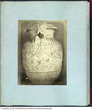 Rome sculptureVase mit Traubenranken - Rotes Album III (Grabmäler, antike Skulptur und Fragmente; 16. Jh.)
