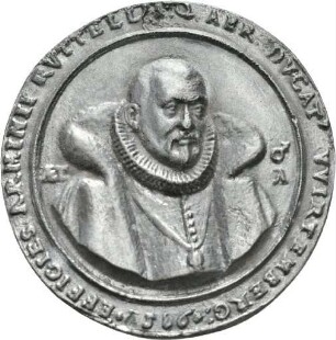 Moderner Nachguss einer Medaille aus dem Jahr 1586 auf Arminius Ruttelius