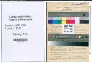 Entnazifizierung Fritz Biefang , geb. 11.11.1898 (Maurer)