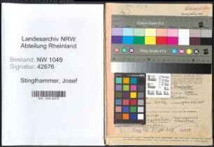 Entnazifizierung Josef Stinglhammer , geb. 05.12.1894 (Gastwirt)