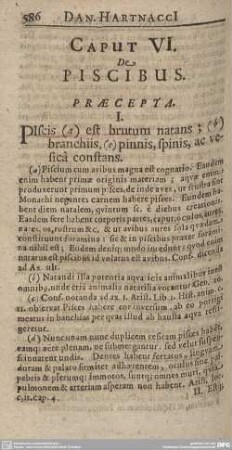 Caput VI. De Piscibus.