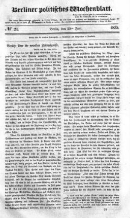 No 24, 13. Juni 1835