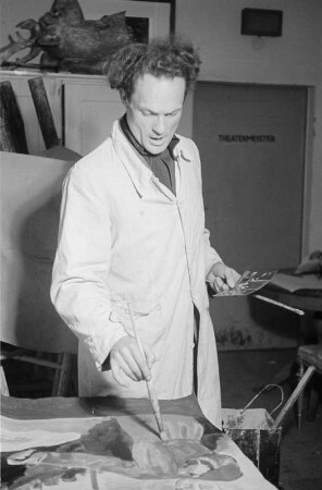 Porträt des Bühnenbildners Heinrich Kilger : Porträt von Heinrich Kilger