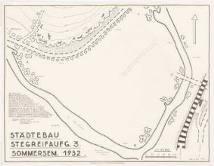 Städtebau, Stegreifaufgabe 3 Sommersemester 1932: Aufgabenstellung