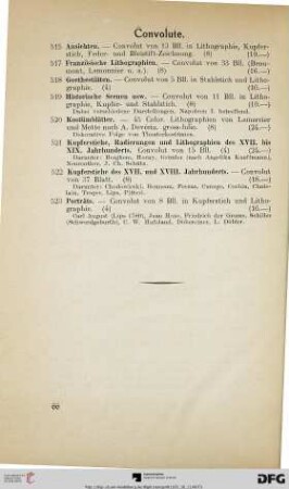 Convolute (Nr. 515-523)
