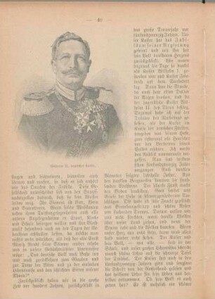 Wilhelm II., deutscher Kaiser.