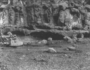 Felsformation : Felsformationen am Strand der kapverdischen Insel Fogo.