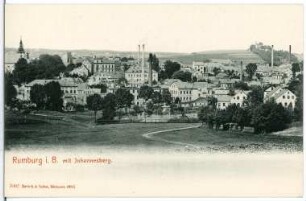 Rumburg. Stadtansicht mit Johannesberg