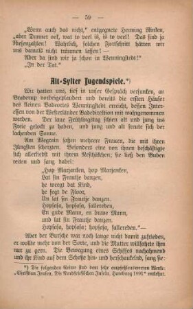 Alt-Sylter Jugendspiele