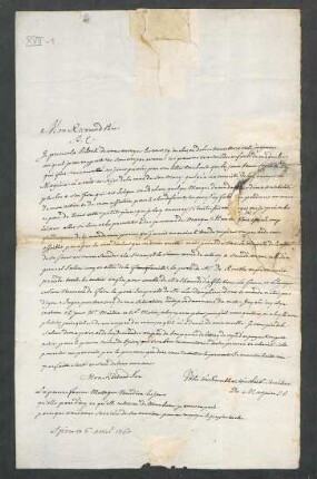 [Brief von de Maguire an François-Joseph Terrasse Desbillons]