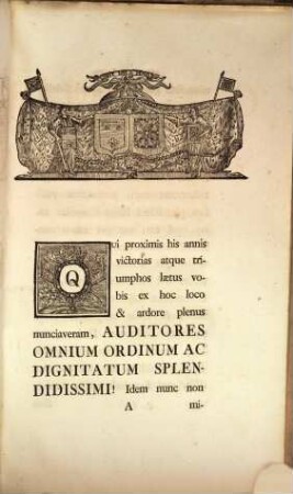 Panegyricus, Ludovico XV. Pio, Felici, Pacifico, Augusto, Regiis natalibus a. 1749 Argentorati ... dictus