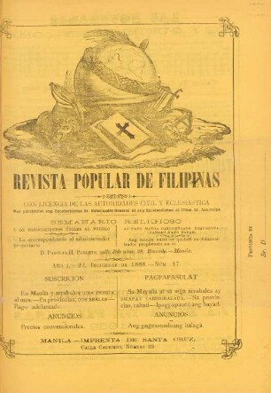Ano 1, Num. 17, 22. Deciembre 1888