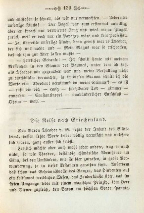 Die Reise nach Griechenland