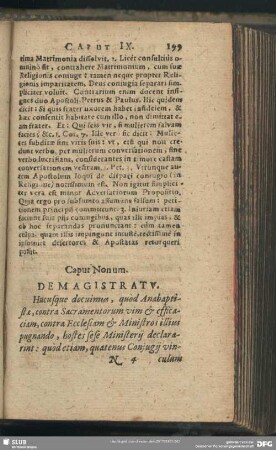 Caput Nonum. De Magistratu