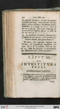 Caput XII: De investitura feudi