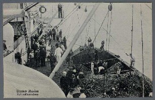Kriegsmarine - Kohlenübernahme