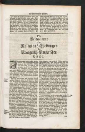 IV. Beschreibung Der Religions-Uebungen Der Evangelisch-Lutherischen Kirche