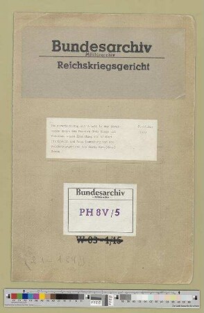 Hauptverhandlung: Bd. 7