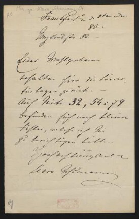 Brief an Unbekannt : 08.12.1880