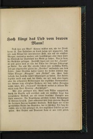 109-116 Hoch klingt das Lied vom braven Mann!