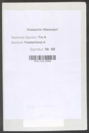 Kriegssteuerverordnung im ehemaligen Fürstentum Münster