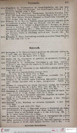 Diplomatik (Nr. 2819 - 2842)