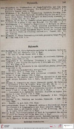 Diplomatik (Nr. 2819 - 2842)