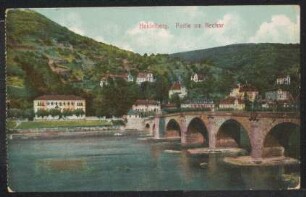 Heidelberg. Partie am Neckar