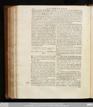 Chapitre VIII. De l'élection, & de la Réprobation des Anges.
