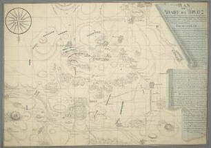 Plan der Affaire bey Teplitz : welche den 2ten Augusti 1762 zwischen einen Kayserl. Corps. unter Commando des Gen. von der Cav. Fürst von Loewenstein, und einen Preussl. unter Anführung des Gen. Lieut. von Seidlitz und Gen. Majors v. Kleist vorgefallen