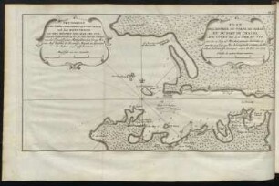 Grundriss von der Einfahrt in den Meerbusen von Chiloe und den Hafen Chacao an den Küsten des Mar del Sur.= Plan de L´Entrée du Golfe de Chiloe et du Port de Chacao.