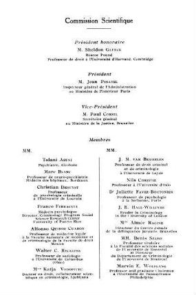 367-368, Membres de la Commission scientifique