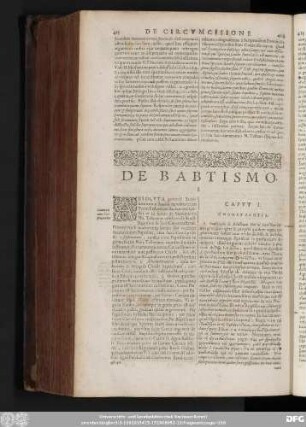 De Baptismo.