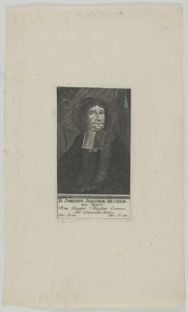 Bildnis des Johann Joachim Becher