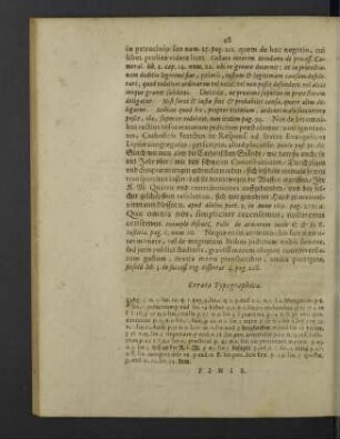 Errata typographica.
