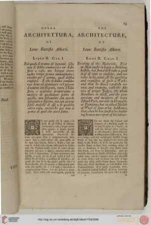 Della architettura [...]: Libro II/The architecture [...]: Book II