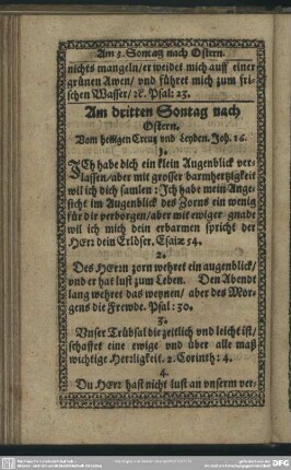 Am dritten Sontag nach Ostern