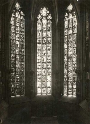 Halberstadt. Dom. Marienkapelle, Mittelfenster (14. Jh.)