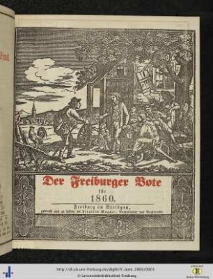 30. Jg.: Der Freiburger Bote: Ein nützlicher und unterhaltender Haus- und Wirthschaftskalender
