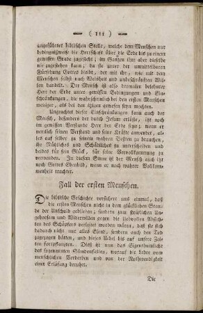 Fall der ersten Menschen