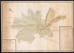 Plan des herrschaftlichen Meyerguts im Trettenbach und der Dautensteiner Gütern in der Reichsgrafschaft Hohengeroldseck
