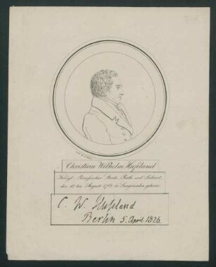 "Christoph Wilhelm Hufeland"