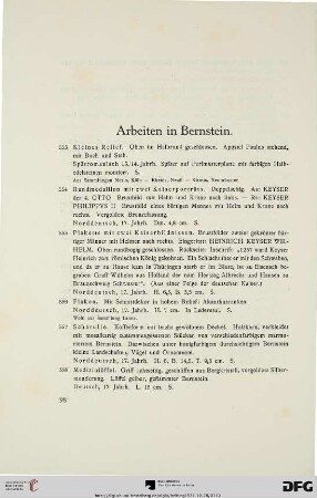 Arbeiten in Bernstein (Nr. 553-574)